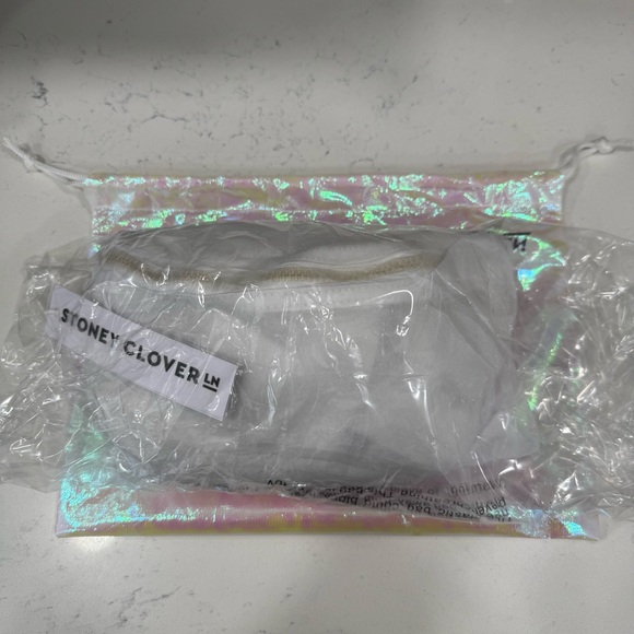 Stoney Clover Lane Clear Fanny Pack with Tan Strap - Picture 2 of 3